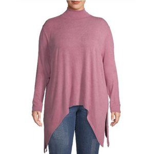 Women's Plus Size Long Sleeve Turtleneck
